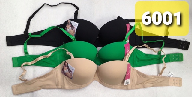 Áo ngực (6001) trơn nửa ngực cài sau