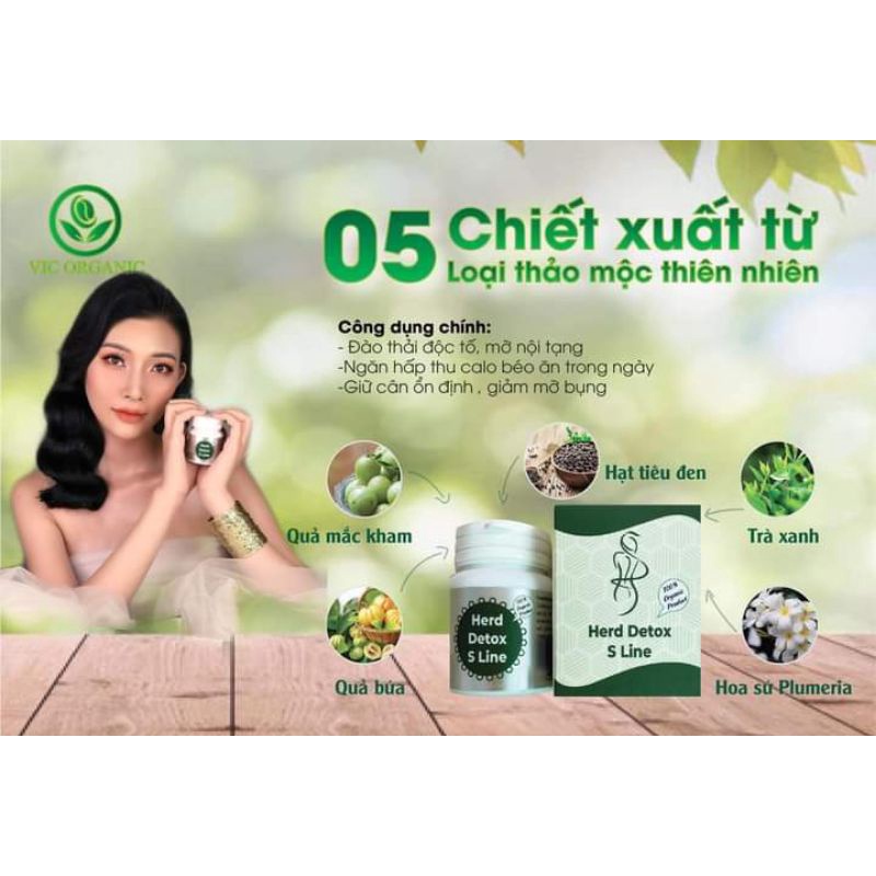 Herd detox giảm mỡ bụng trong 1 tuần