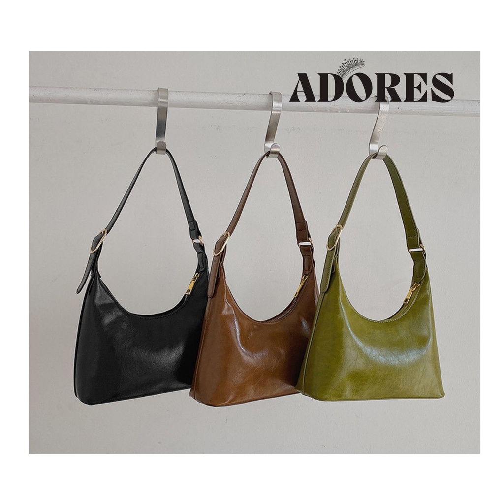 Túi xách nữ công sở kẹp nách dáng thuyền da trơn thời trang B8