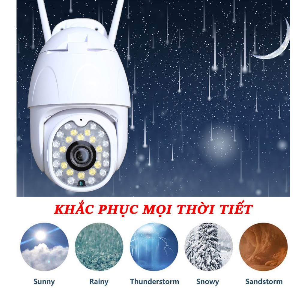 Camera Ip Wifi Yoosee FoFu ngoài trời chuẩn chống nước siêu nét