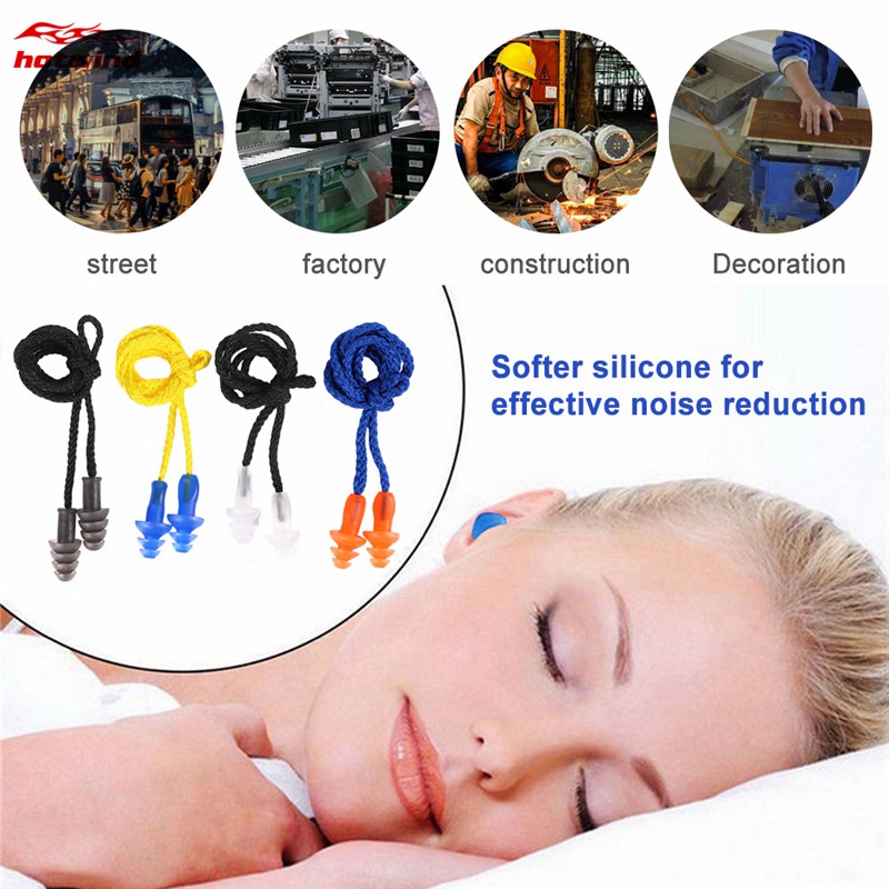 Set 2 Nút Bịt Tai Chống Nước Bằng Silicon