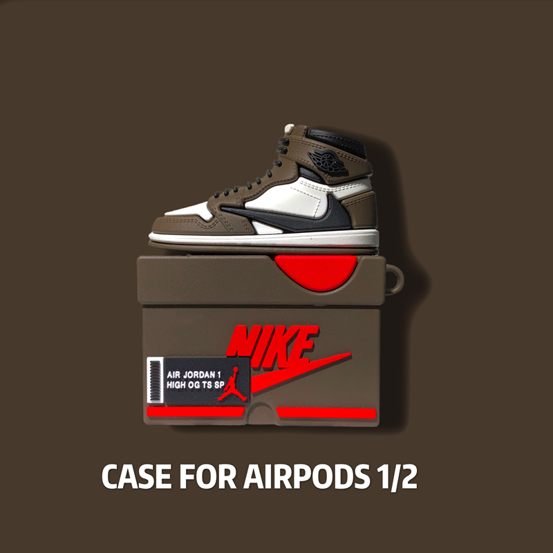 Vỏ bảo vệ hộp tai nghe hình chiếc giày Air Jordan phong cách thể thao cho Airpod Pro