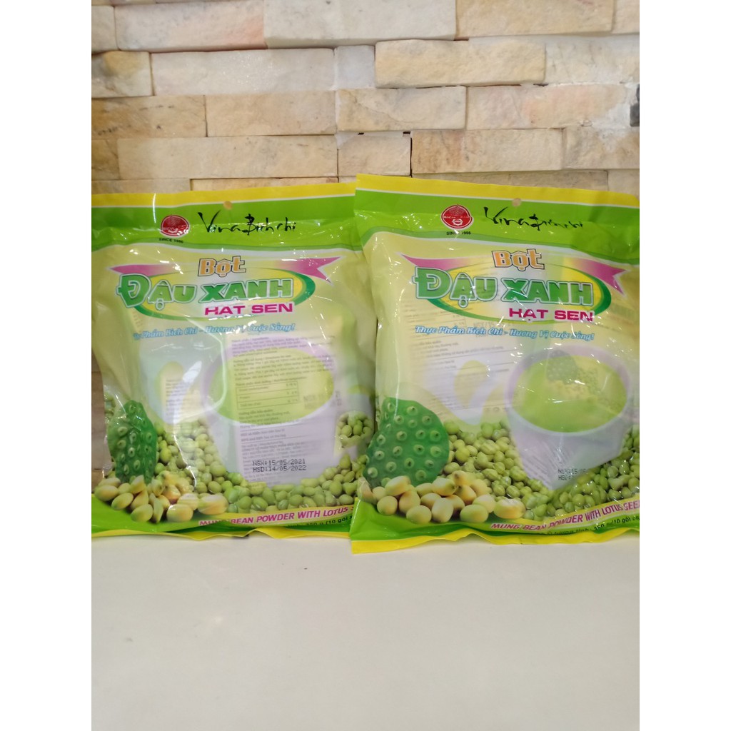 Bột đậu xanh hạt sen Bích Chi gói 350gr