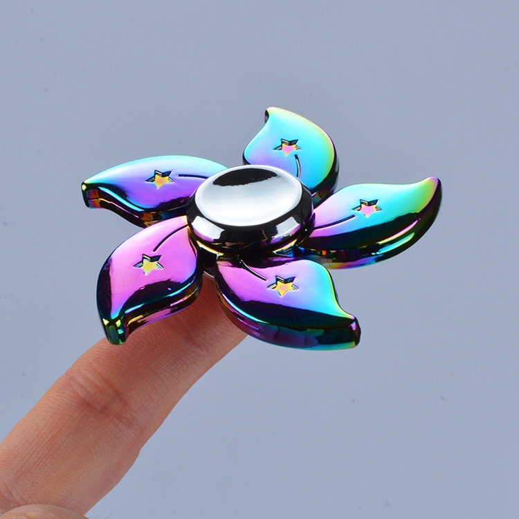 Đồ chơi Con Quay Spinner Huyết Hoa Đa Sắc, Bằng Thép Siêu Bền, Giúp Giảm Stress, Quay Vô Cực (A1)