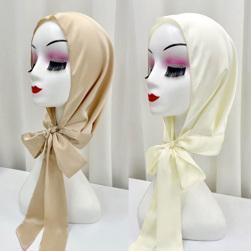 Khăn Trùm Đầu Màu Trơn Dễ Phối Đồ Cho Phụ Nữ Hồi Giáo