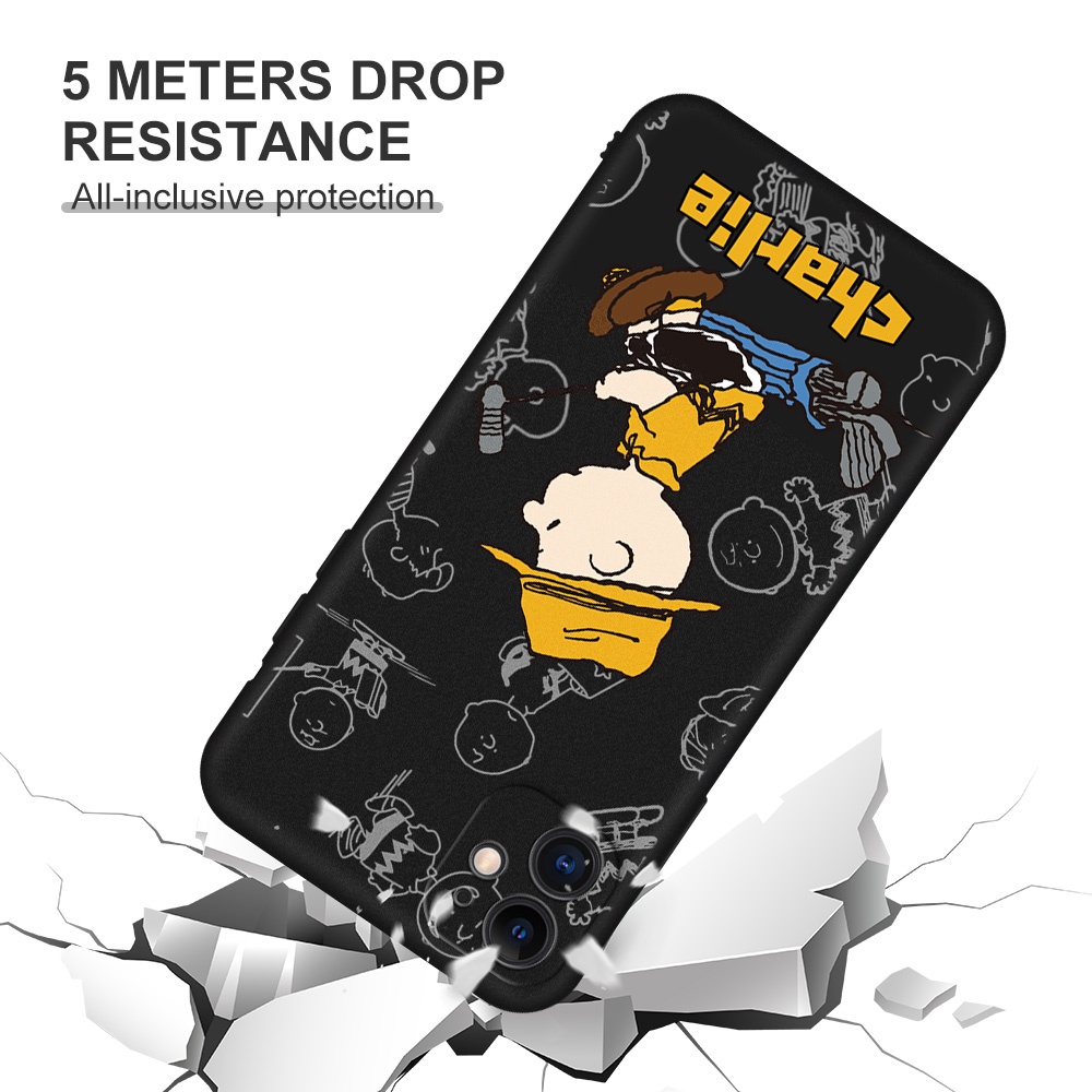 Ốp điện thoại TPU hình Snoopy thích hợp cho iPhone XR XS Max X 13 12 11 Pro Max 6 7 8 Plus 12 13 Mini 4 5 6splus 6S