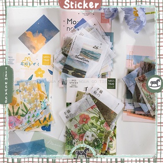 Gói 40 Hình Dán Sticker Washi Dreamland Dán Sổ Trang Trí Bullet Journal, Trang Trí Sổ Tay - Tiệm Ngựa Gỗ