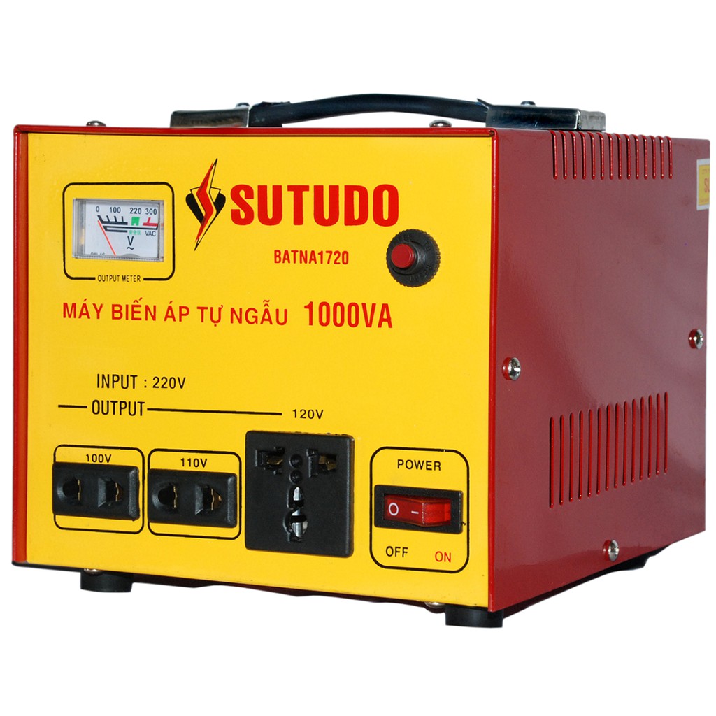MÁY BIẾN ÁP SUTUDO 1000VA HÀNG XUẤT KHẨU ĐI NƯỚC NGOÀI - DÂY ĐỒNG