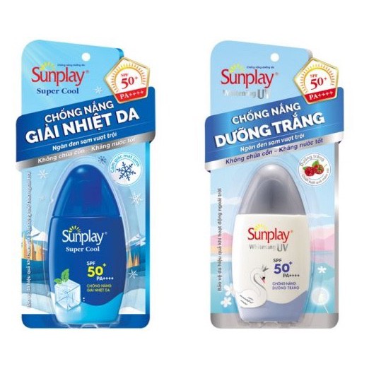 Sữa Chống Nắng Sunplay Giải Nhiệt Da Super Cool và Dưỡng Trắng Da Whitening UV SPF50+, PA++++ (30g)