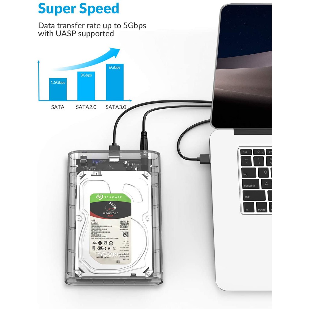 Vỏ Ổ Cứng Orico 3139u3 Hdd 3.5 Usb3.0 Sang Sata3.0 Tương Thích Với Hdd 2.5 3.5 Hỗ Trợ Uasp 10tb Chất Lượng Cao | BigBuy360 - bigbuy360.vn