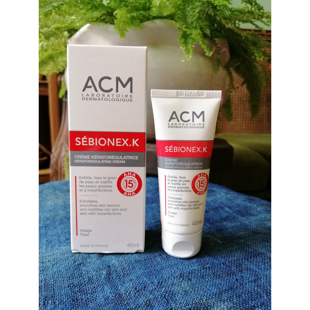 Kem hỗ trợ ngăn ngừa và giảm mụn Sebionex K Cream 40ml