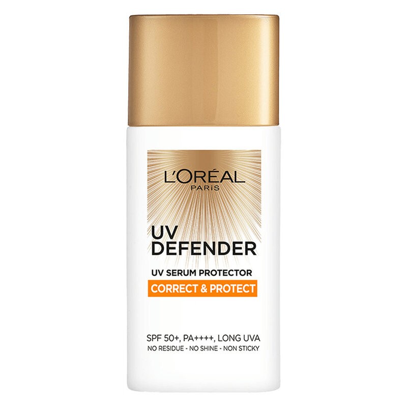 Kem Chống Nắng L’Oreal Mịn Nhẹ Che Phủ Đều Màu Da 50ml UV Defender Correct &amp; Protect SPF 50+ PA ++++