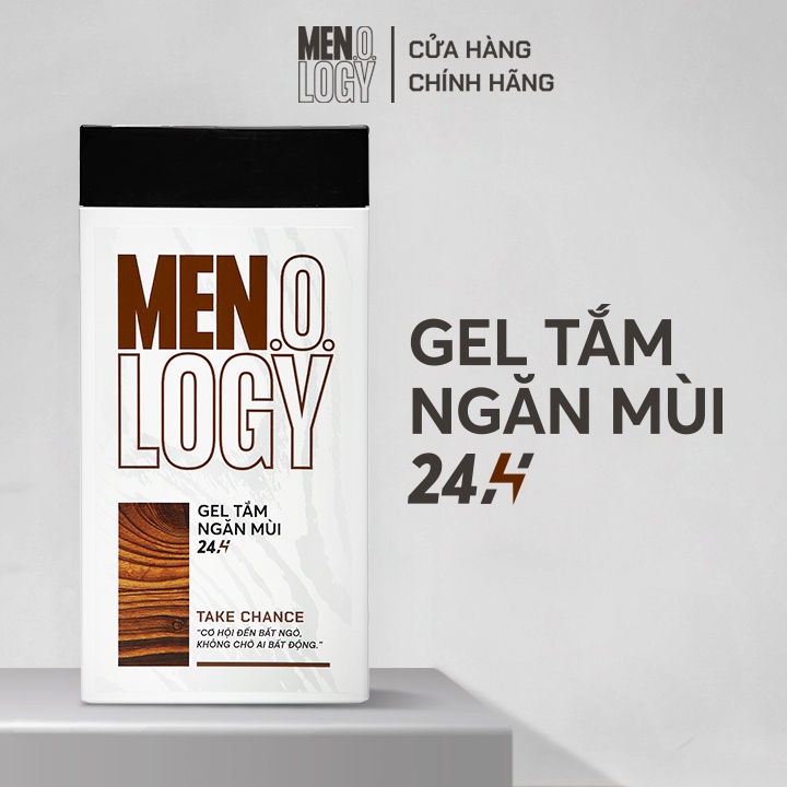 Gel Tắm Ngăn Mùi 24h MEN.O.LOGY Take Chance 350ml