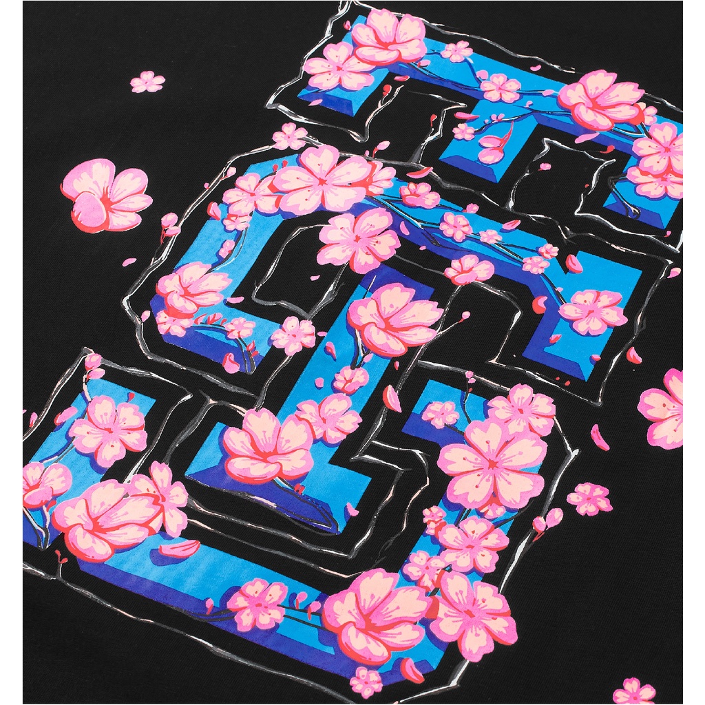 Áo thun TSUN Blossom Folwer Tee 2022 - Black - Unisex