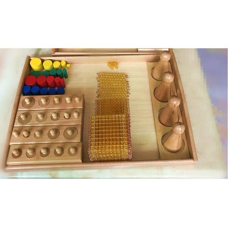 Giáo cụ Montessori - Khay gỗ Mon nhiều kích cỡ - 3 kích thước