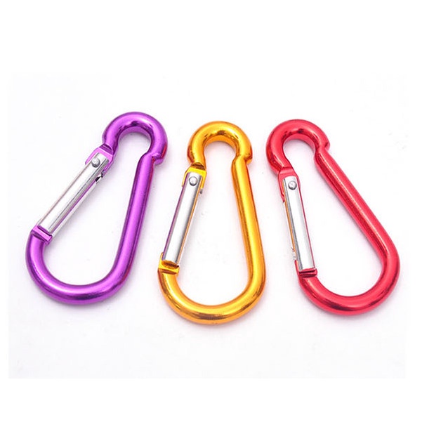 Móc Khóa Xe, Móc Khóa Bấm Treo Đồ Balo Du Lịch Bằng Kim Loại Chắc Chắn - MK3