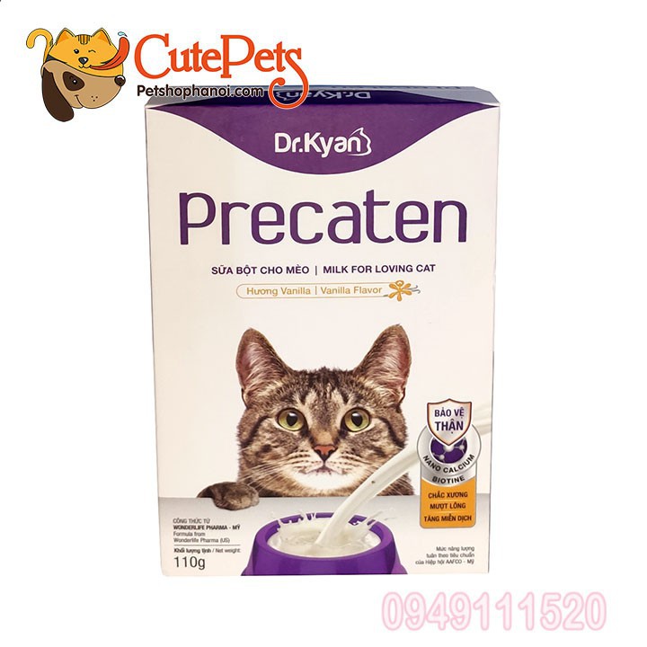 Sữa bột cho mèo Dr.Kyan Precaten Gói 110g - Petshophanoi