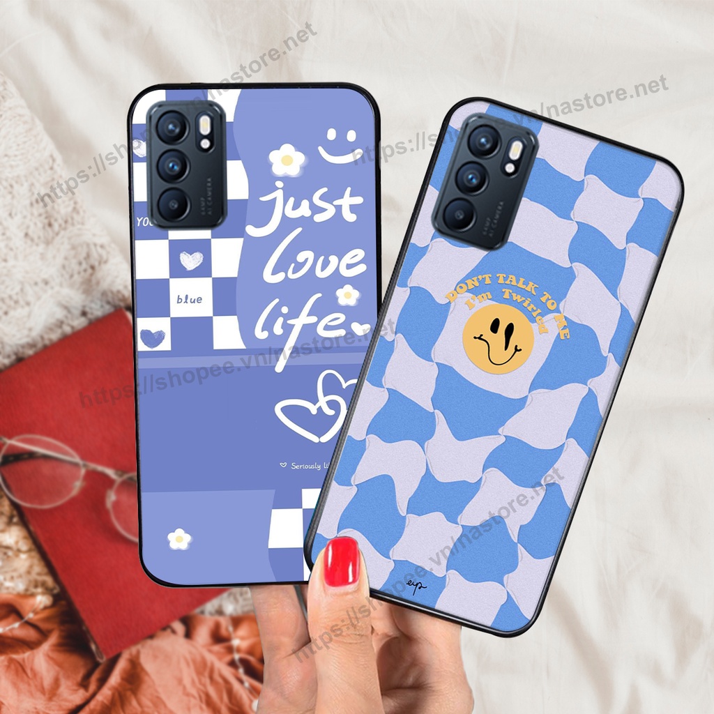 Ốp lưng Oppo Reno6 / Reno6 Z 5G / Reno 6 trái tim hình gấu cute cá tính, giá rẻ, cực bền
