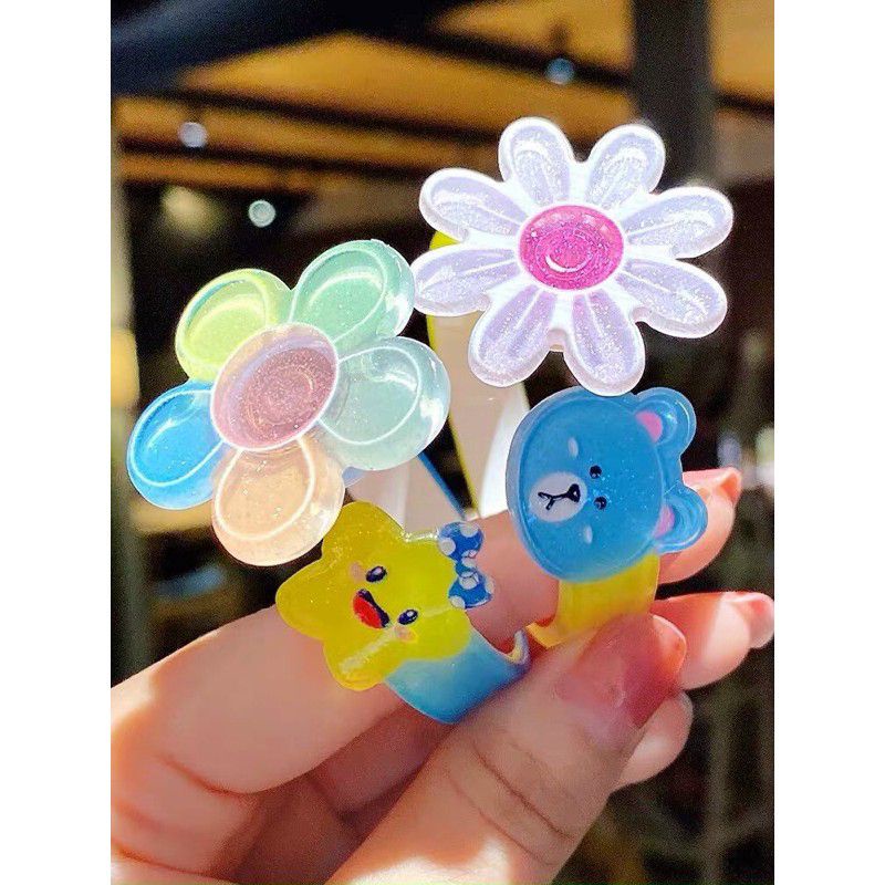 Vòng tay xinh xắn hình thú cho bé gái, hoa có thể xoay tròn,đáng yêu, hàng đẹp | BigBuy360 - bigbuy360.vn