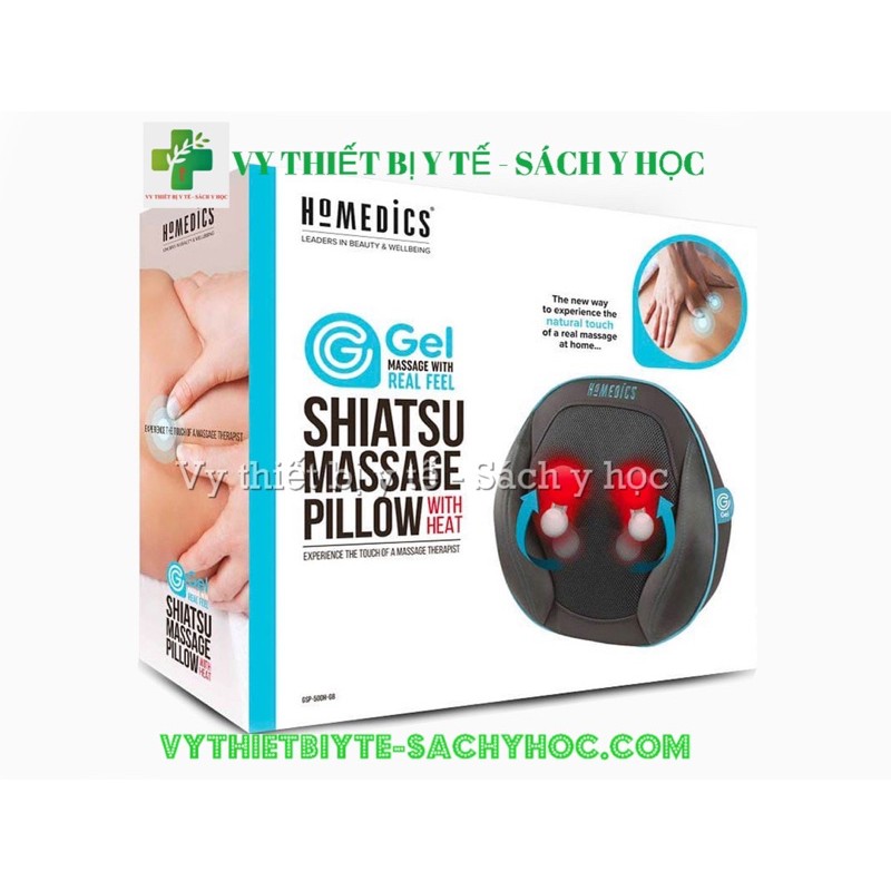 Gối massage HoMedics SGP-1100H công nghệ Shiatsu GEL 3D