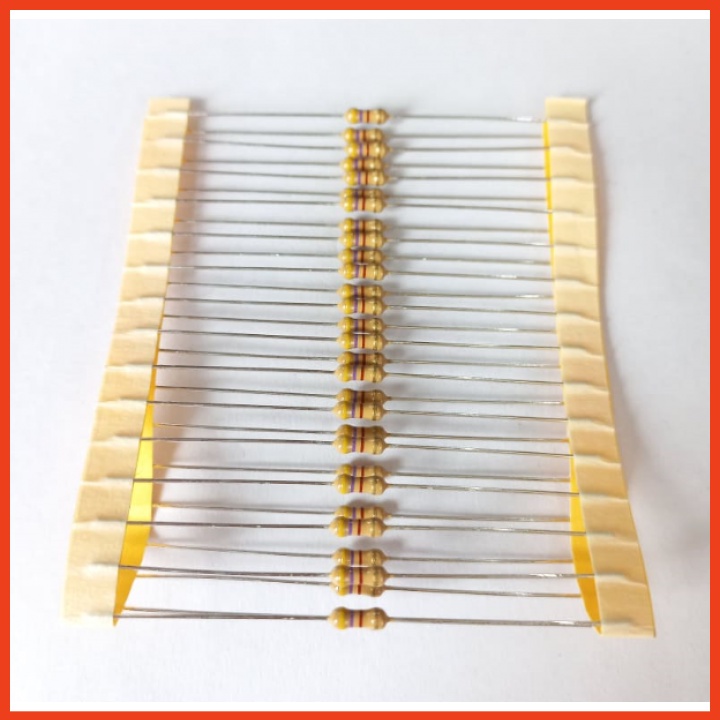 Điện Trở 100ôm  150ôm 220ôm 330ôm 470ôm 1/4W 5% Loại Chân To Bằng Đồng