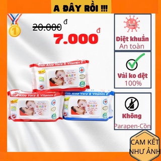 khăn ướt baby thiên phúc ,phú đạt gói 100 tờ