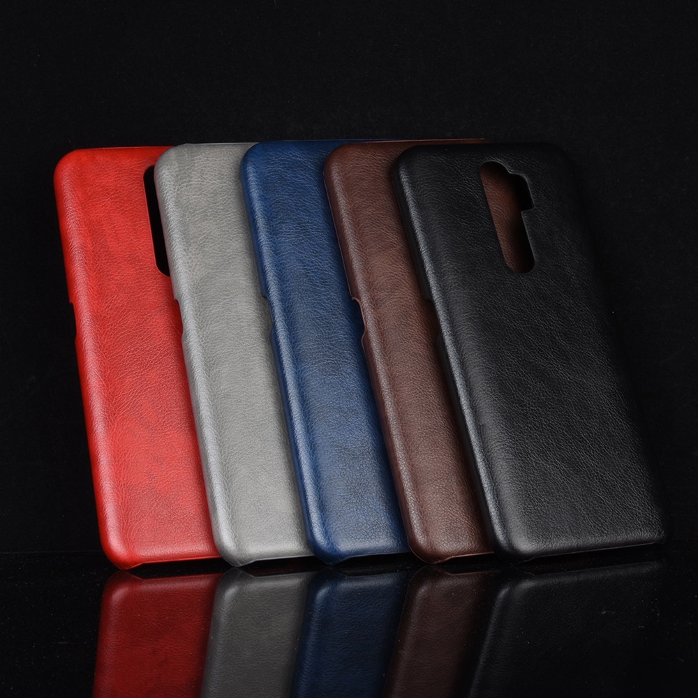 Ốp Điện Thoại PC Cứng Phối Da PU Nhám Thời Trang Sang Trọng Cho OPPO A3s A5s A7 A5 A9 2020 AX5 AX7