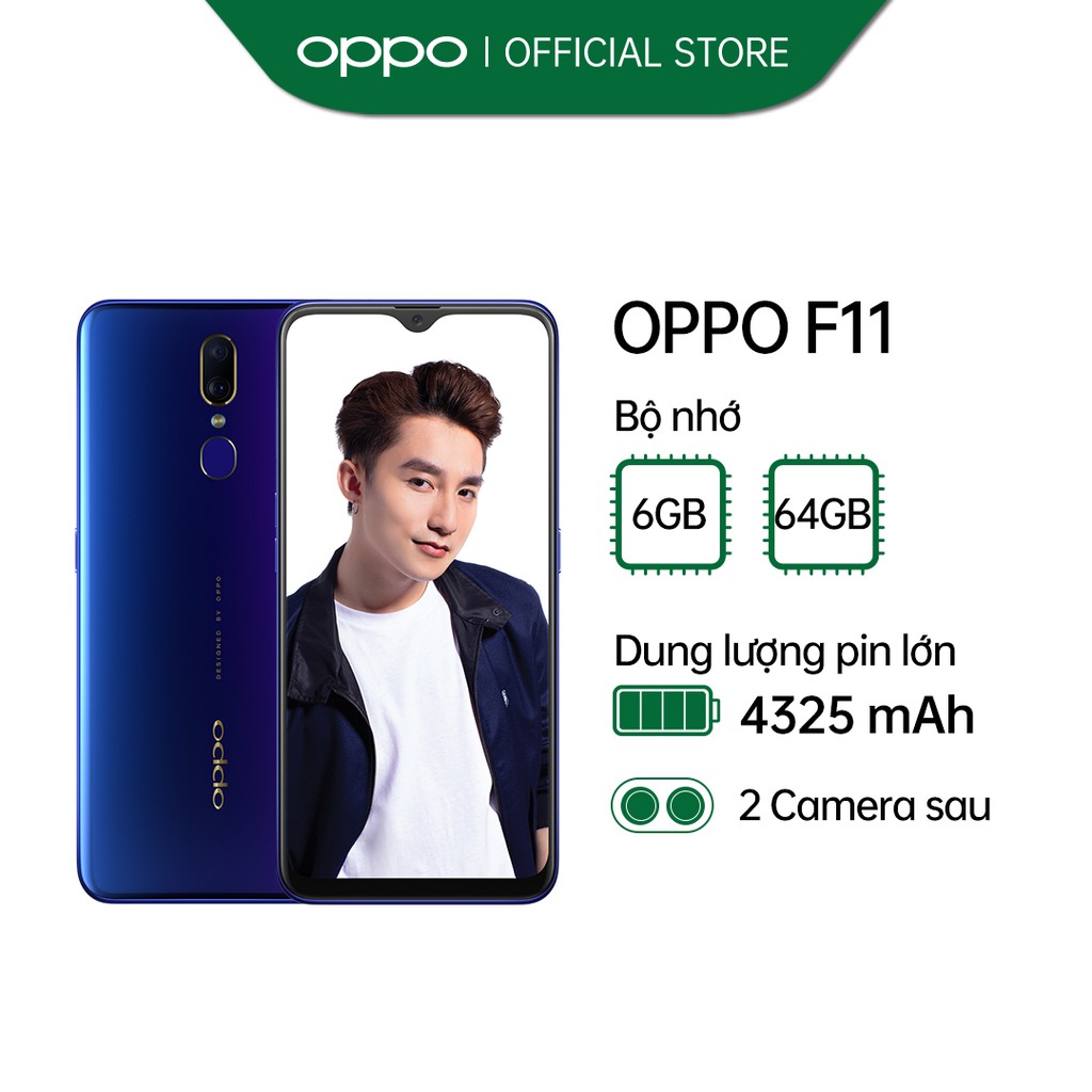 Điện thoại OPPO F11 6GB/64GB - Hàng chính hãng