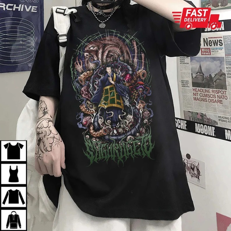 Áo T-Shirt Vintage Jujutsu Kaisen Suguru Geto độc đẹp giá rẻ mẫu HOT bán chạy