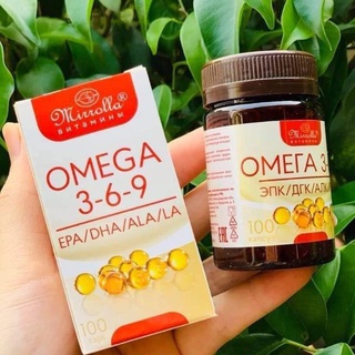 Viên uống Omega 369 Mirrolla Nga hộp 100 viên