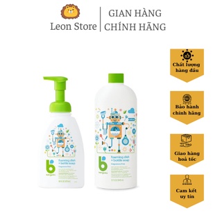 Nước rửa bình sữa và bát đĩa babyganics mỹ chai 473ml / 946ml