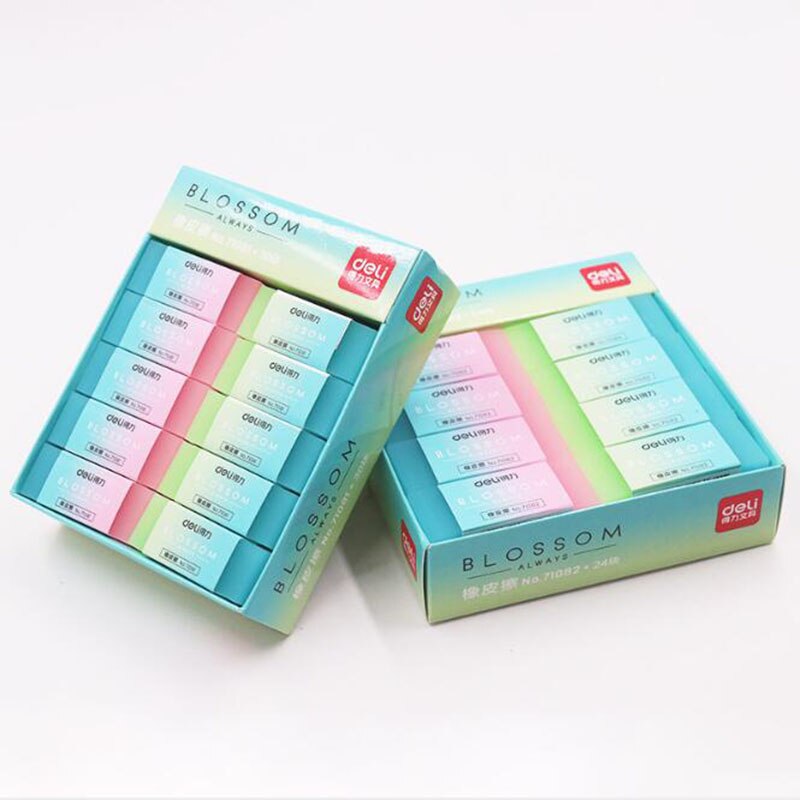 Gôm tẩy chì màu Deli tiện dụng