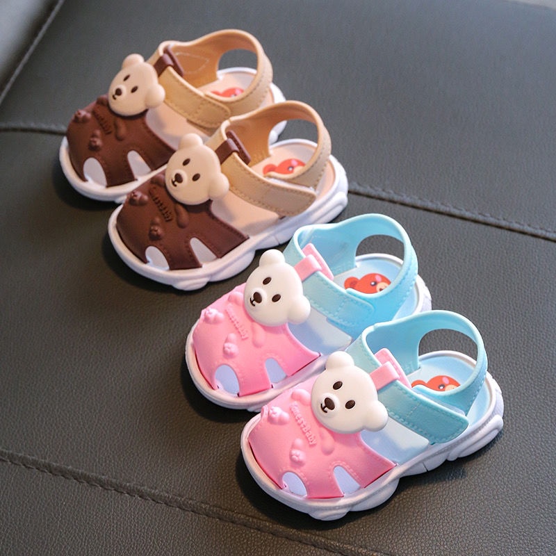Giày Sandal Mềm Mại Chống Nước Tiểu Hở Ngón Thời Trang Mùa Hè 2022 Chất Lượng Cao Cho Bé Gái