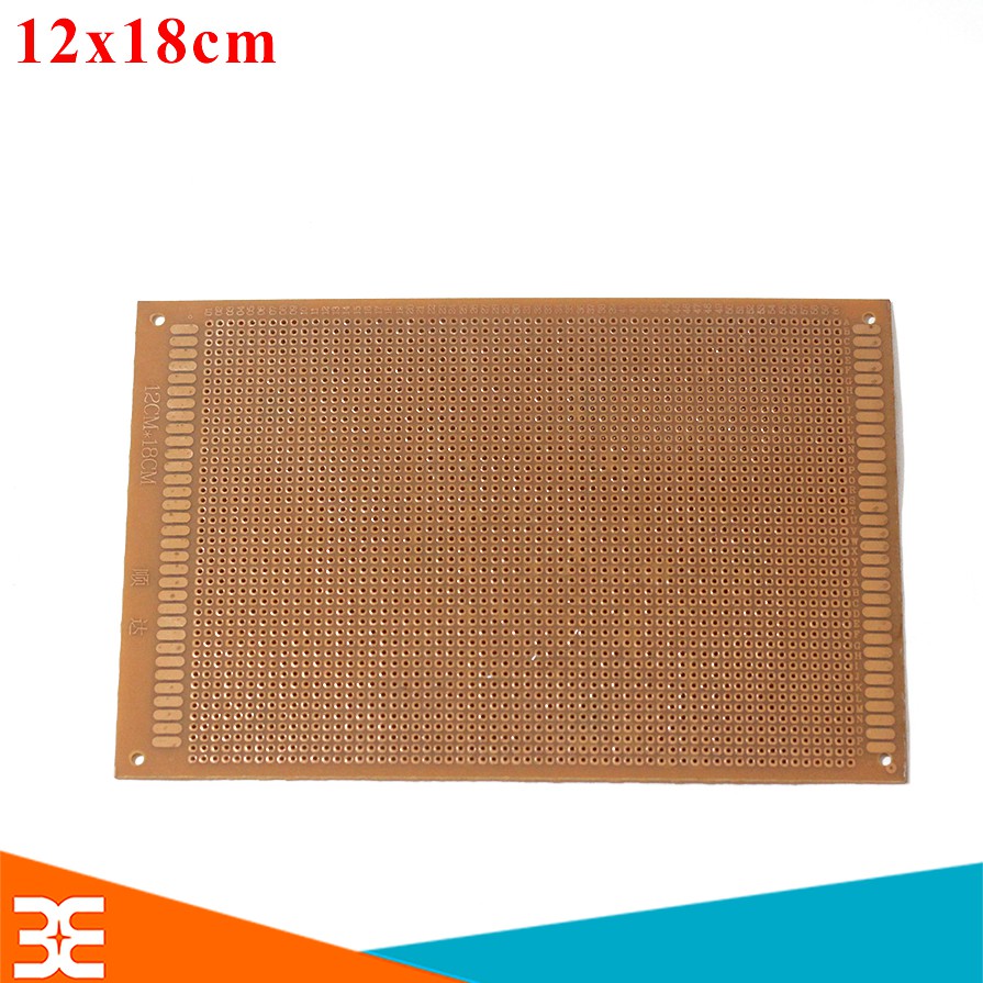 Phíp đồng lỗ - bảng mạch đục lỗ sẵn PCB nâu kích thước 5x7mm