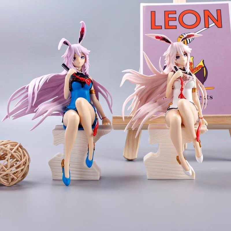 Mô hình nhân vật anime mặc sườn xám bằng PVC