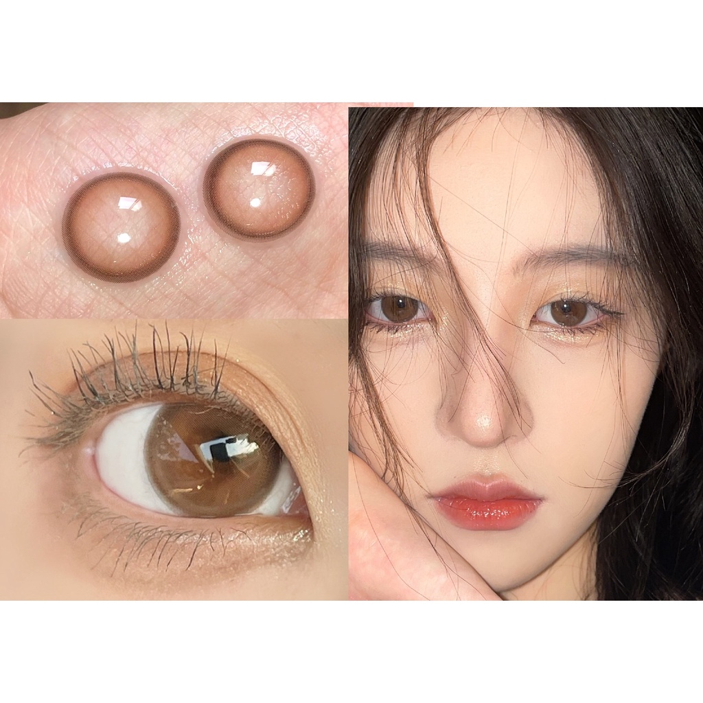 Kính áp tròng JYJHE Series 14.20mm màu nâu độ 0-8.00