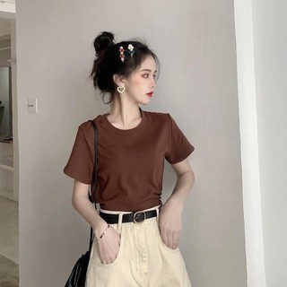 [XẢ LỖ] ÁO THUN TRƠN NỮ NHIỀU MÀU ĐA DẠNG ⚡️ 𝐅𝐑𝐄𝐄 𝐒𝐇𝐈𝐏 ⚡️ BASIC, DỄ MIX ĐỒ MÃ AP1