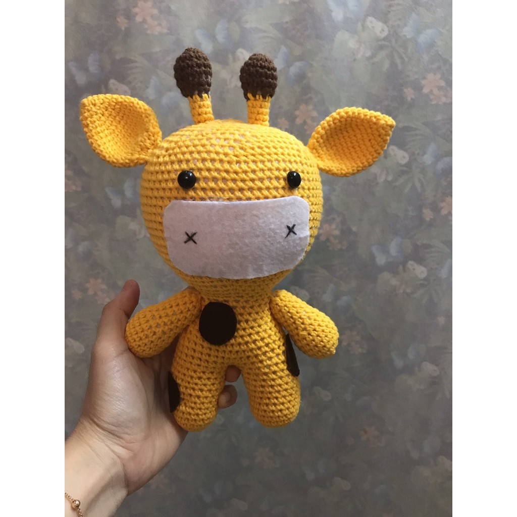 Thú len handmade_Hươu cao cổ mini