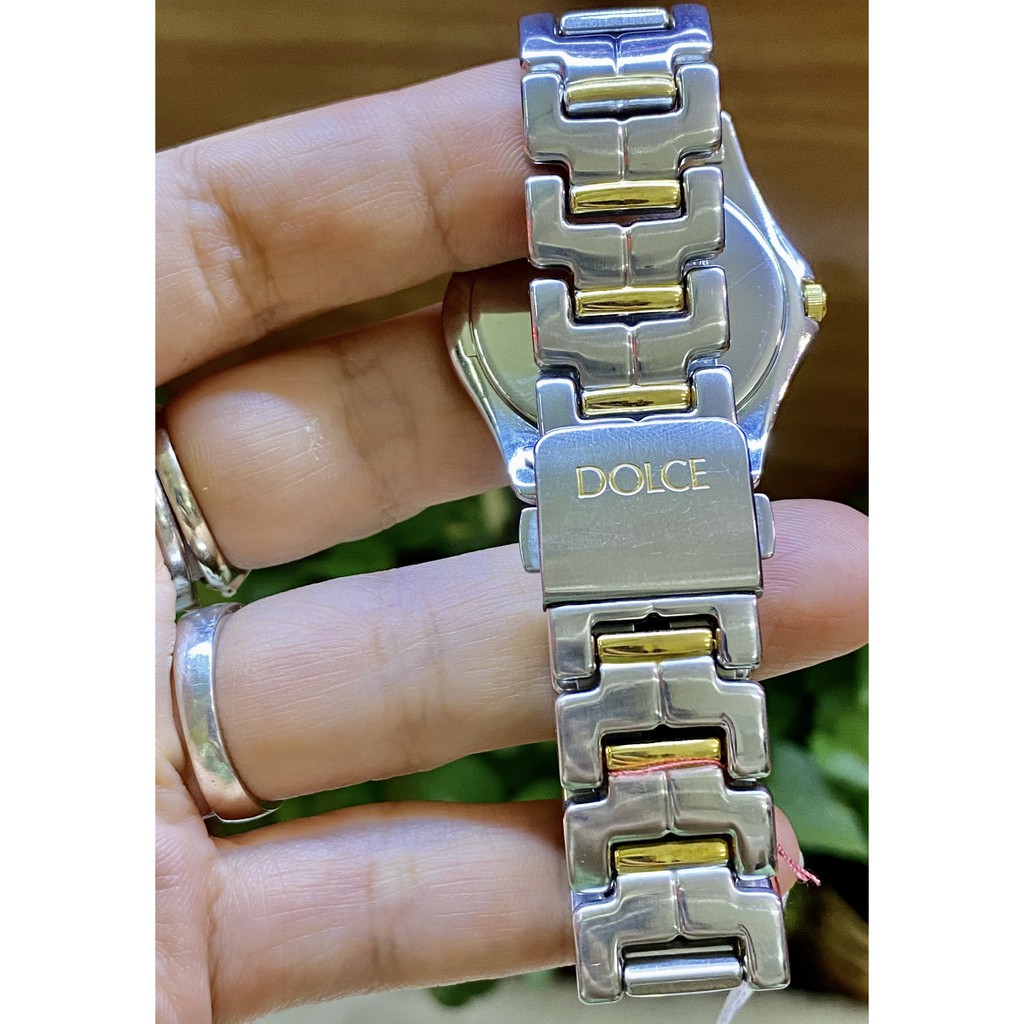 Đồng hồ nữ Seiko Dolce Stainless Steel 18K Bezel 8J41-6050 - Hàng cũ (Used), like new 99%