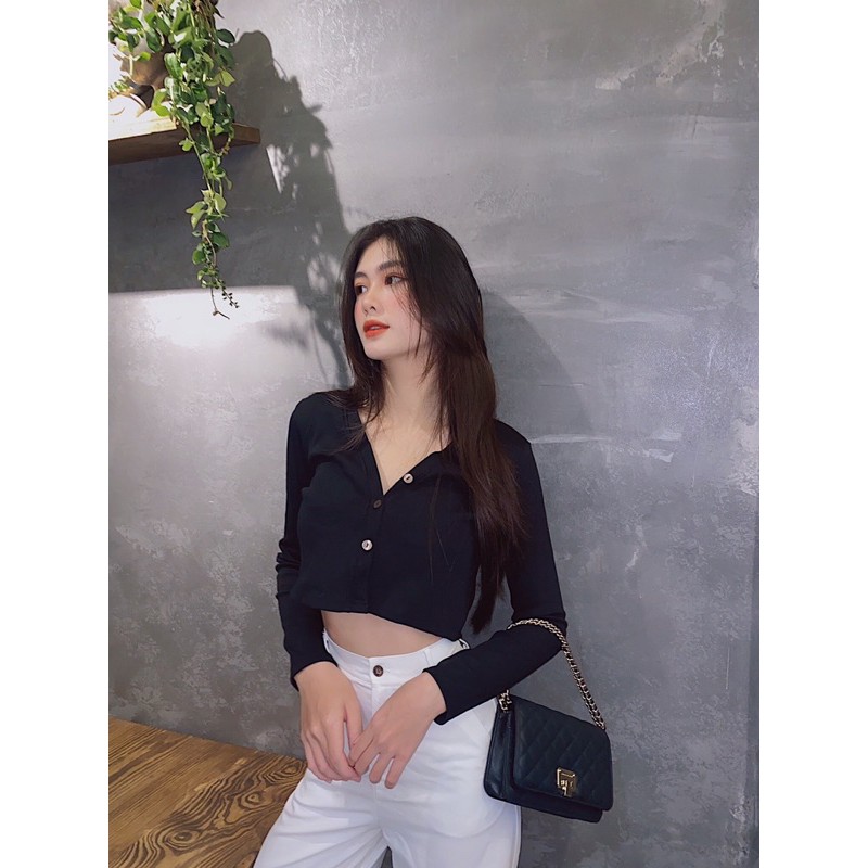 Áo Tay dài khoác nút