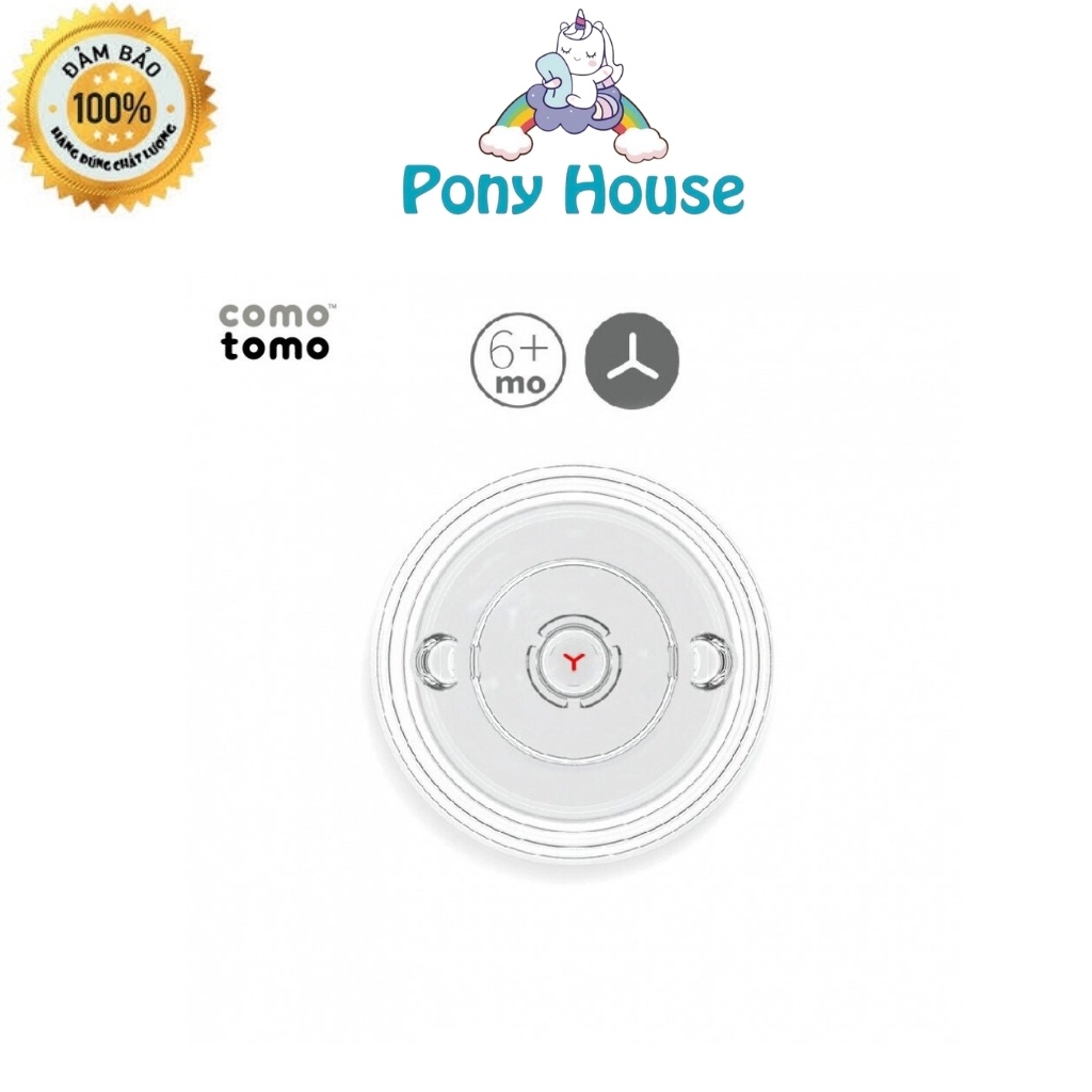Núm Ti Bình Sữa Comotomo Silicon Chính Hãng, Núm Vú Bình Comotomo 1, 2, 3 tia, chữ Y cut