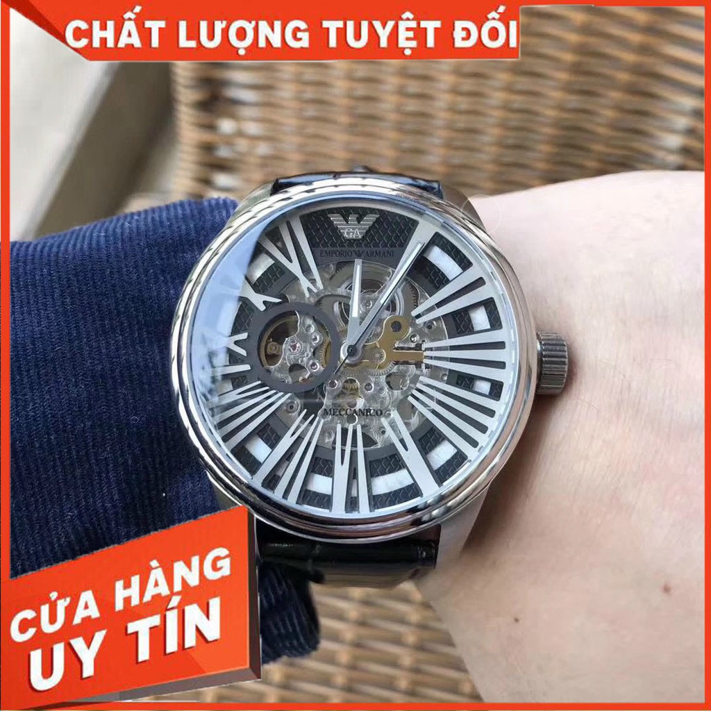 [HÀNG XA XỈ]Đồng Hồ Nam Thương Hiệu Đẳng Cấp Emporio Armani Chống Nước, Trầy Xước Size 44mm