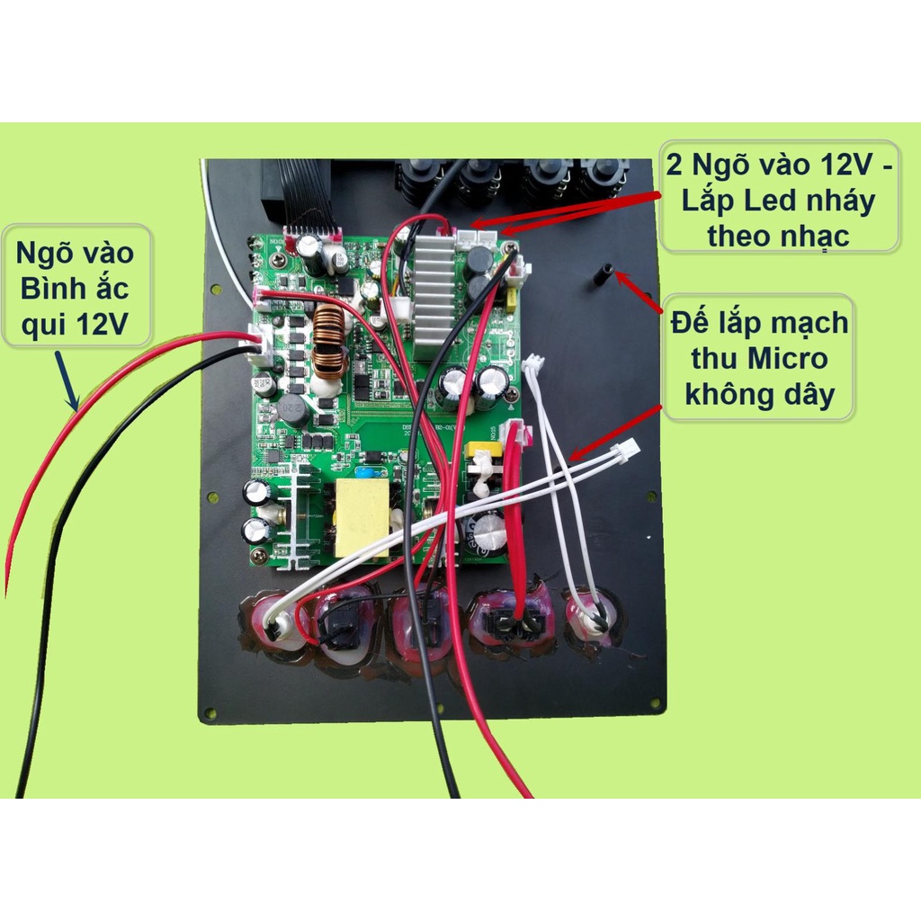 [Mã ELHACE giảm 4% đơn 300K] Mạch loa kéo Reverb IC TPA3116D2 80W 8 ôm – 150W 4 ôm cho loa kéo 4 tấc đơn hoặc 3 tấc đôi