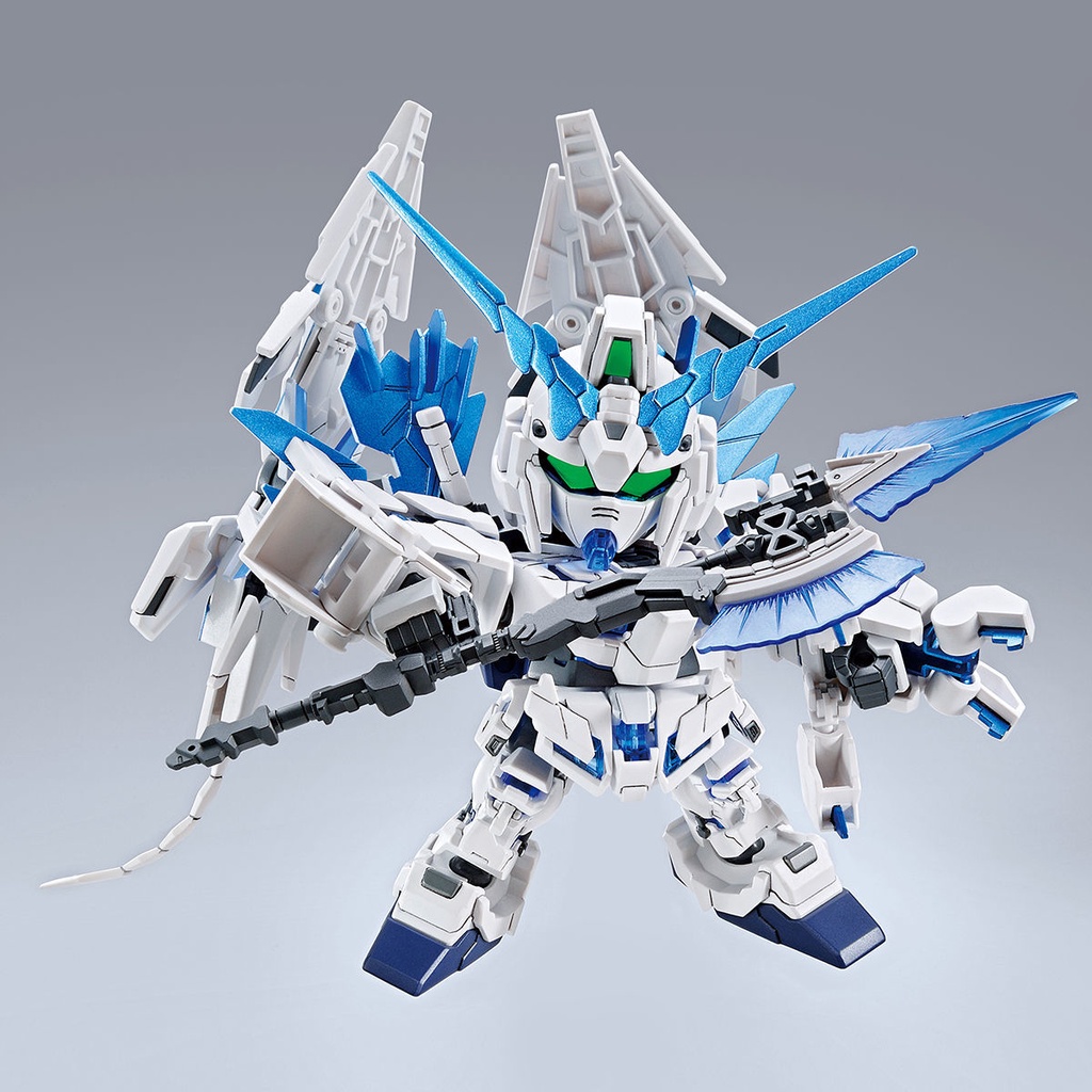 Giao hàng miễn phí tại chỗ sản xuất trong nước Qiyue phẩm mới SD BB Q phiên bản Gundam Mô hình lắp ráp hoàn hảo Unicorn