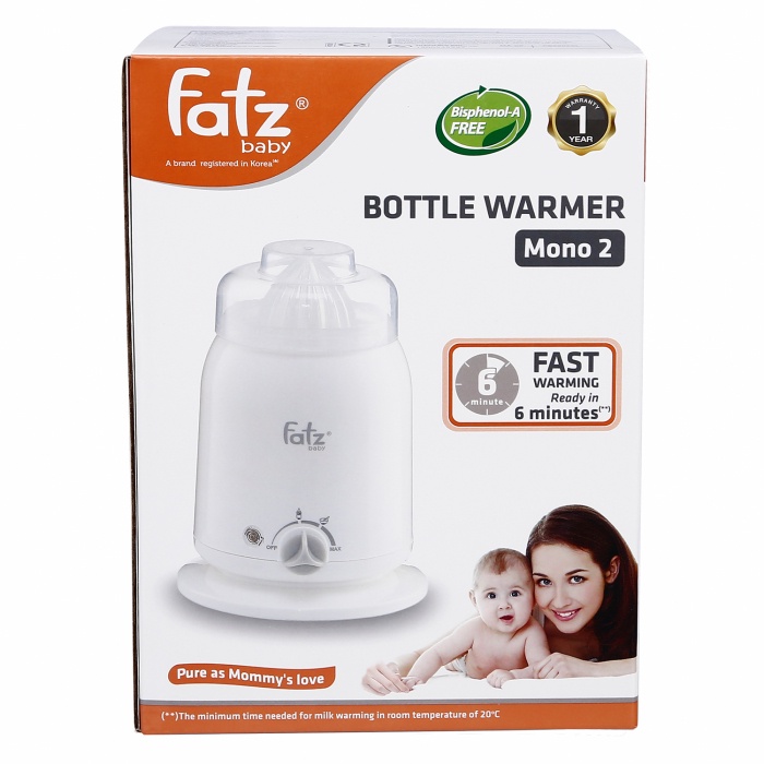 Máy hâm sữa và thức ăn siêu tốc 4 chức năng Fatzbaby FB3002SL