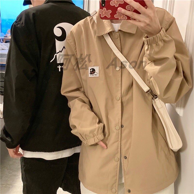 IHKZ carhartt jacket outdoor coach jacket Carhart spring and autumn windproof waterproof jacket ins fashionable couple 2021
