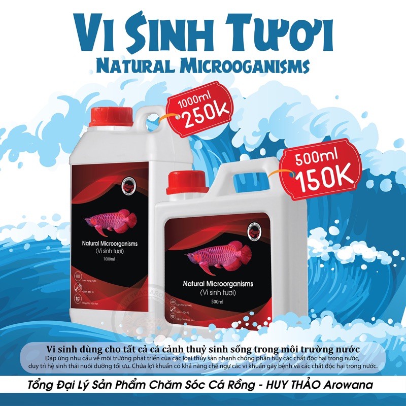 Vi sinh tươi chai 500ml - Natural Microorganisms 500ml