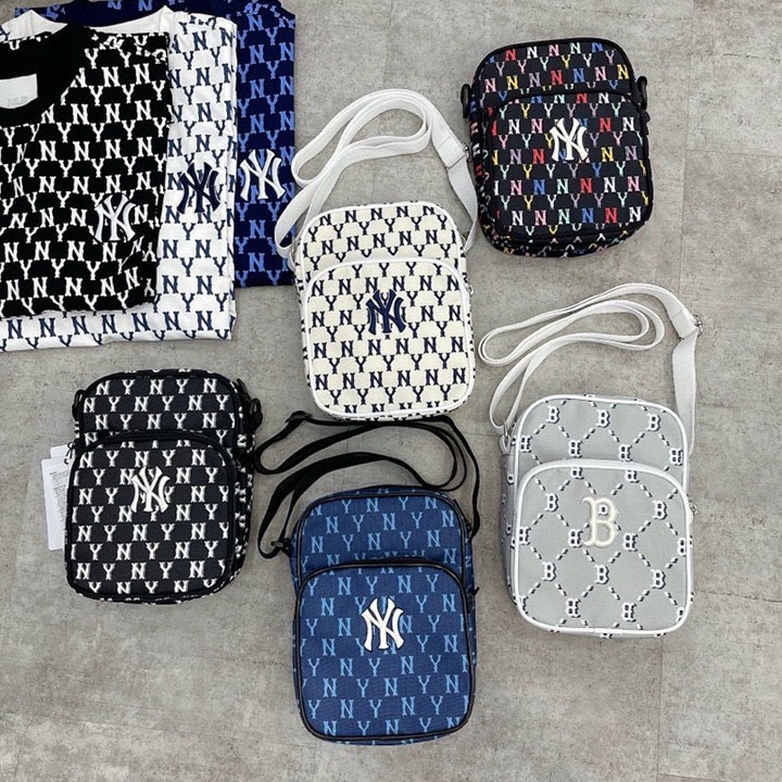 Túi Đeo Vai NY Monogram, Phong Cách Hàn Quốc, Không Gian Túi Rộng Rãi, Thiết Năng Động Trẻ Trung