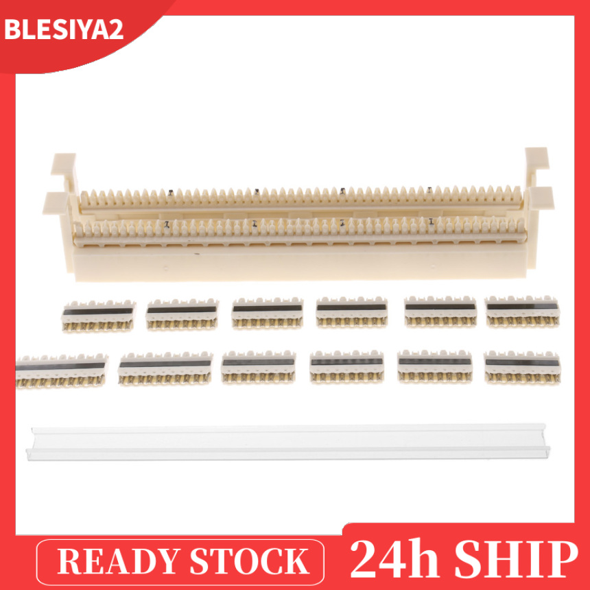 [BLESIYA2]Replacement 66Punch Down 50Pair Wiring Block 66-IDC 110-IDC Phone Voice Data | BigBuy360 - bigbuy360.vn