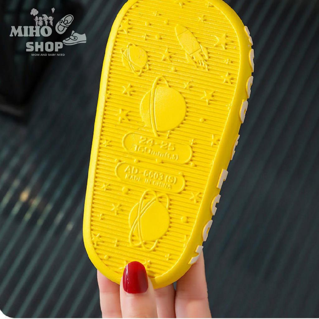 Dép Bánh Mì Phi Hành Gia Viền Chữ Siêu Đẹp Cho Bé Trai Bé Gái